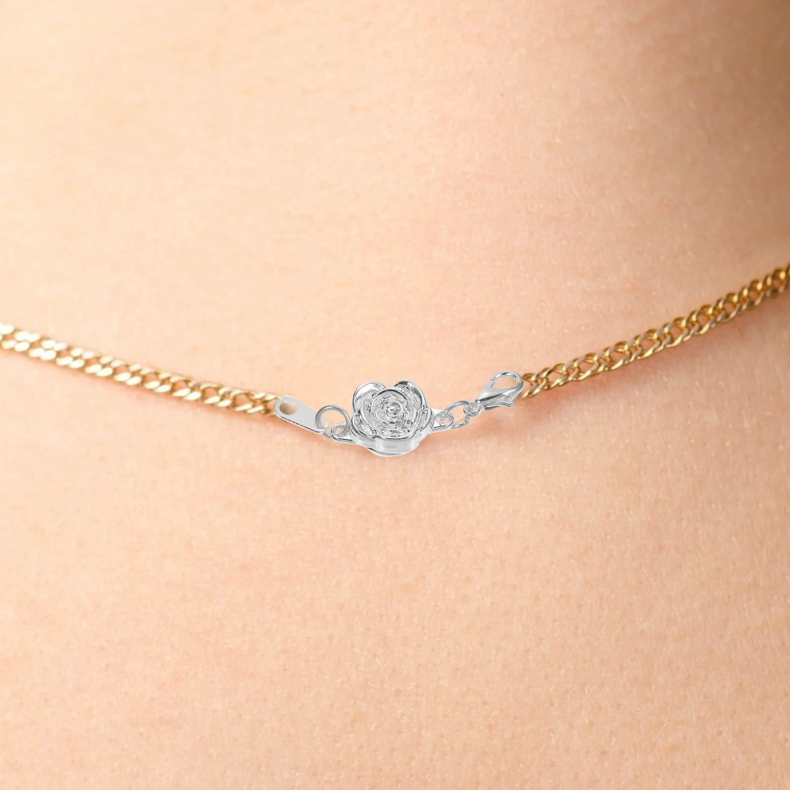 

4 PCS Necklace Buckle Extension Chain Extender Bracelet Clasp Lobster Connector Alloy Extenders for Travel Jewelry