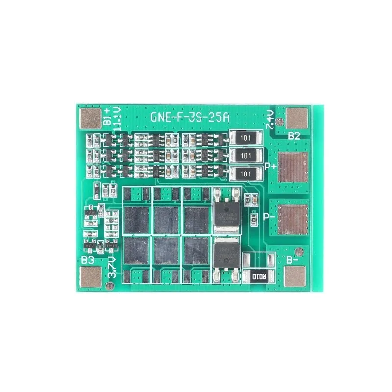 2PCS 3 strings of lithium battery protection board 11.1V 12.6V with/without equalization