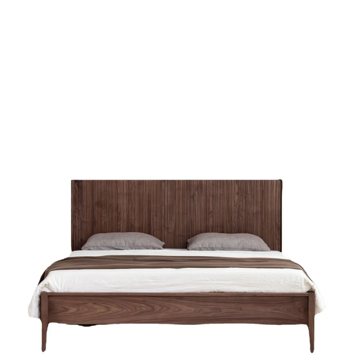

Nordic all solid wood mahogany solid wood bed master bedroom