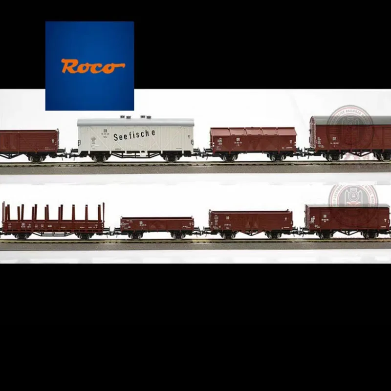 Ho 1:87 Maßstab Roco vierte Generation Güterwagen acht Gruppen Eisenbahn Zug Modell Erwachsenen Sammlung statische Anzeige Junge Spielzeug