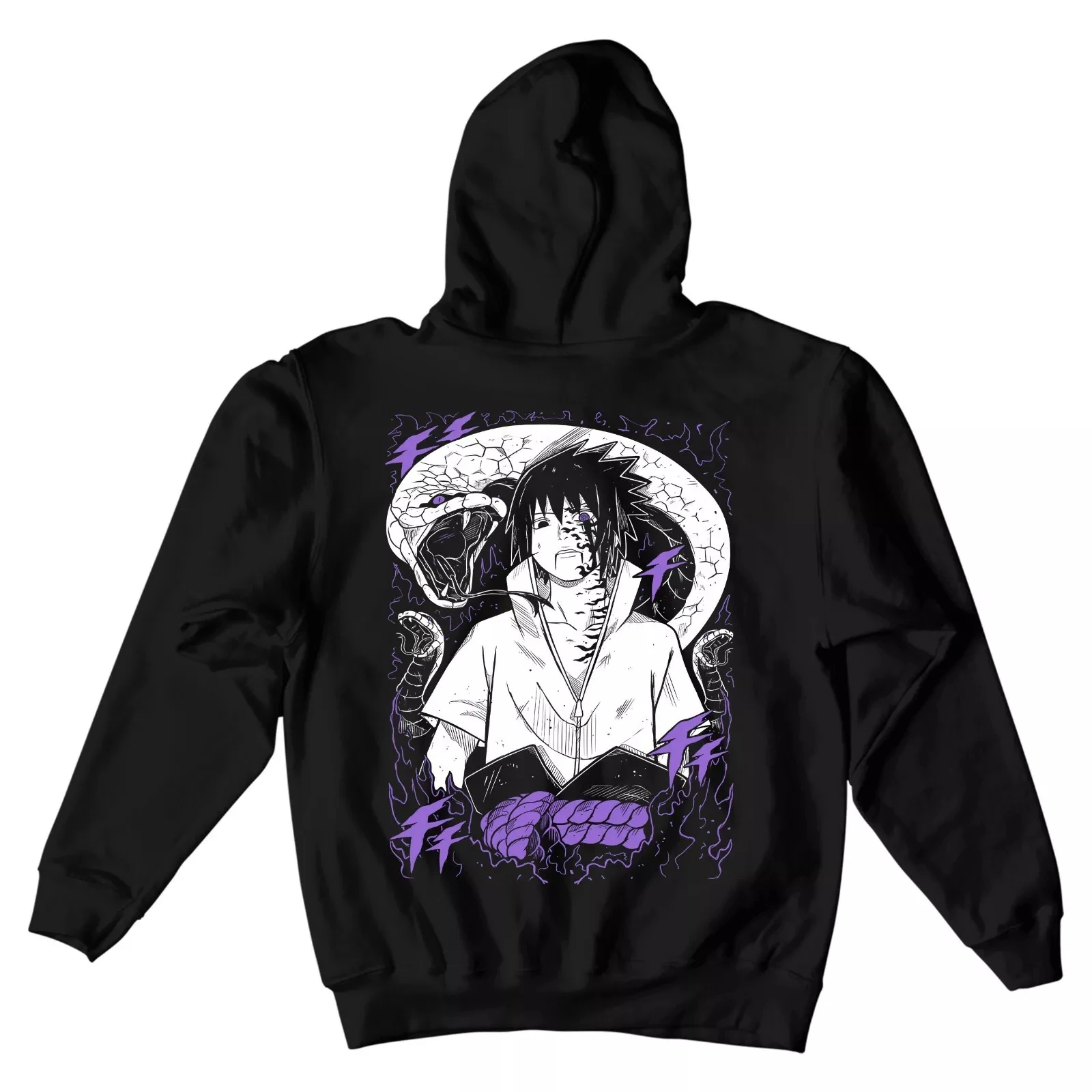 

Sasuke Uchiha Hoodie Naruto Jiraya Hinata Itachi Horror Back Hoodie All Size Limited Edition Collection