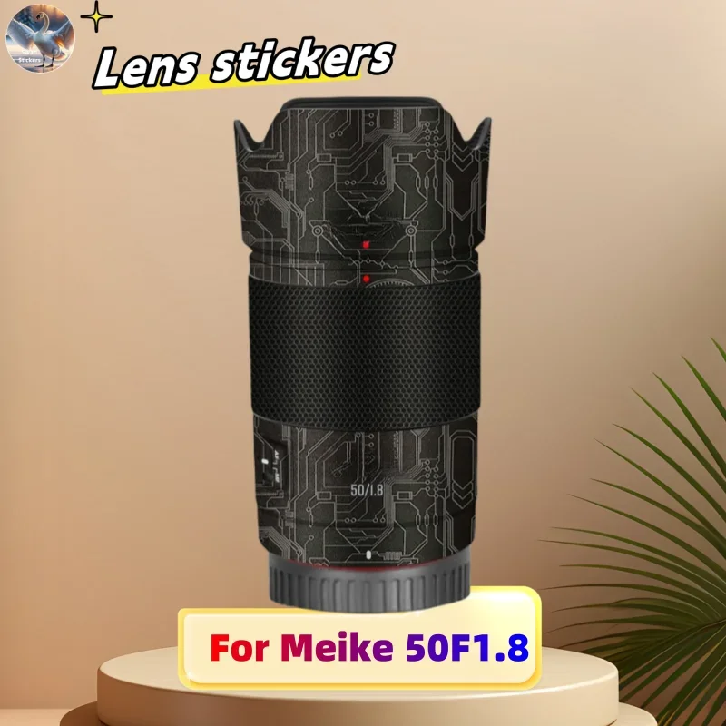 

for Meike 50F1.8 Lens stickers, precision cut wear-resistant protective film, DIY skin