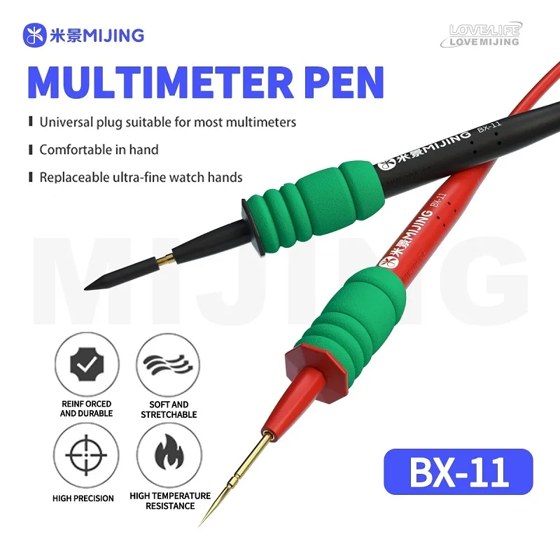 Mijing BX-11 High-Precision Multimeter Pen for Mobile Phone Computer Repair Current Voltage Detection Multimeter Universal Tool