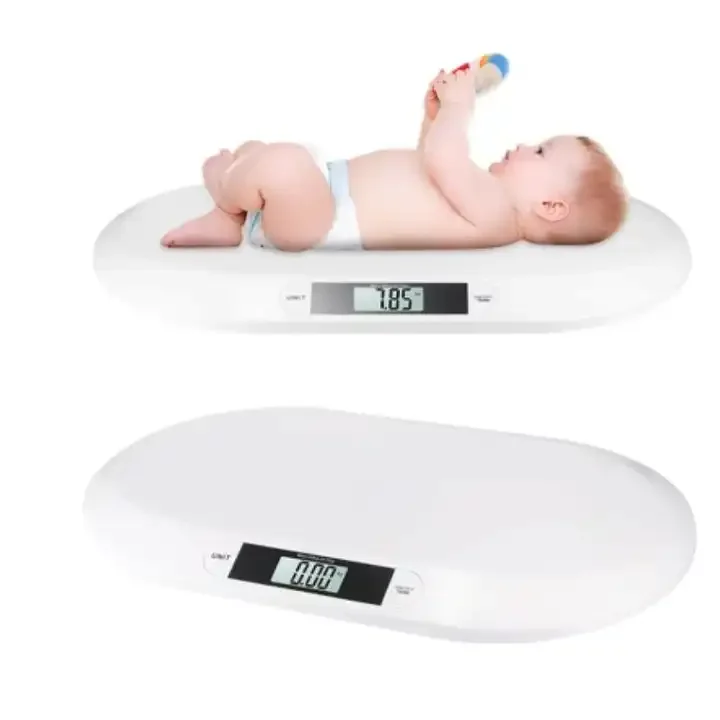 Changxie-ABS plástico balança eletrônica, segurança curva, alta precisão, balança digital do bebê, 20kg, 10g