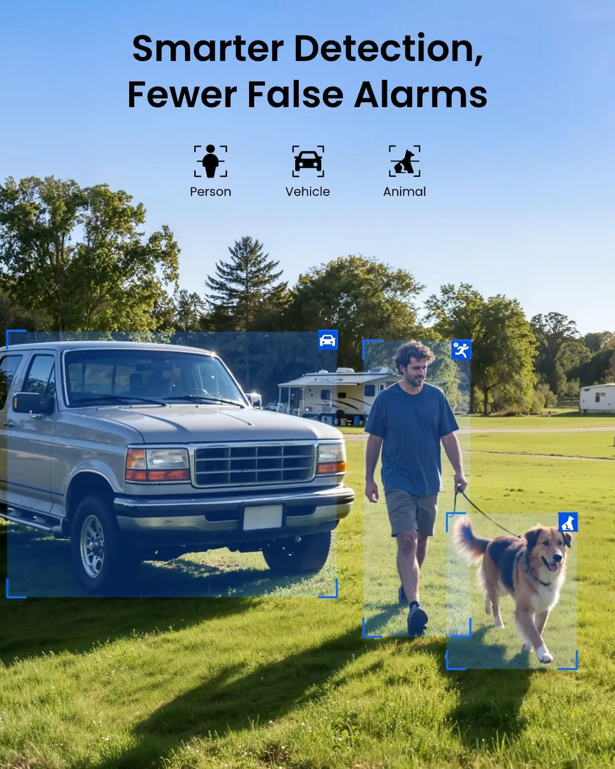 2K 4G LTE Cellular Security Camera, Wireless Solar-Powered Outdoor, Built-in Fixed SIM Card (Data Plan Required), 360° Pan-Tilt & Auto Tracking, Color Night Vision, Smart AI Detection - view 5