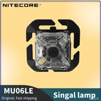 NITECORE NU06 LE Signal Light Multi-light Source LED Tactical Warning Head lamp USB-C Rechargeable for Helmet Backpack Bike Car