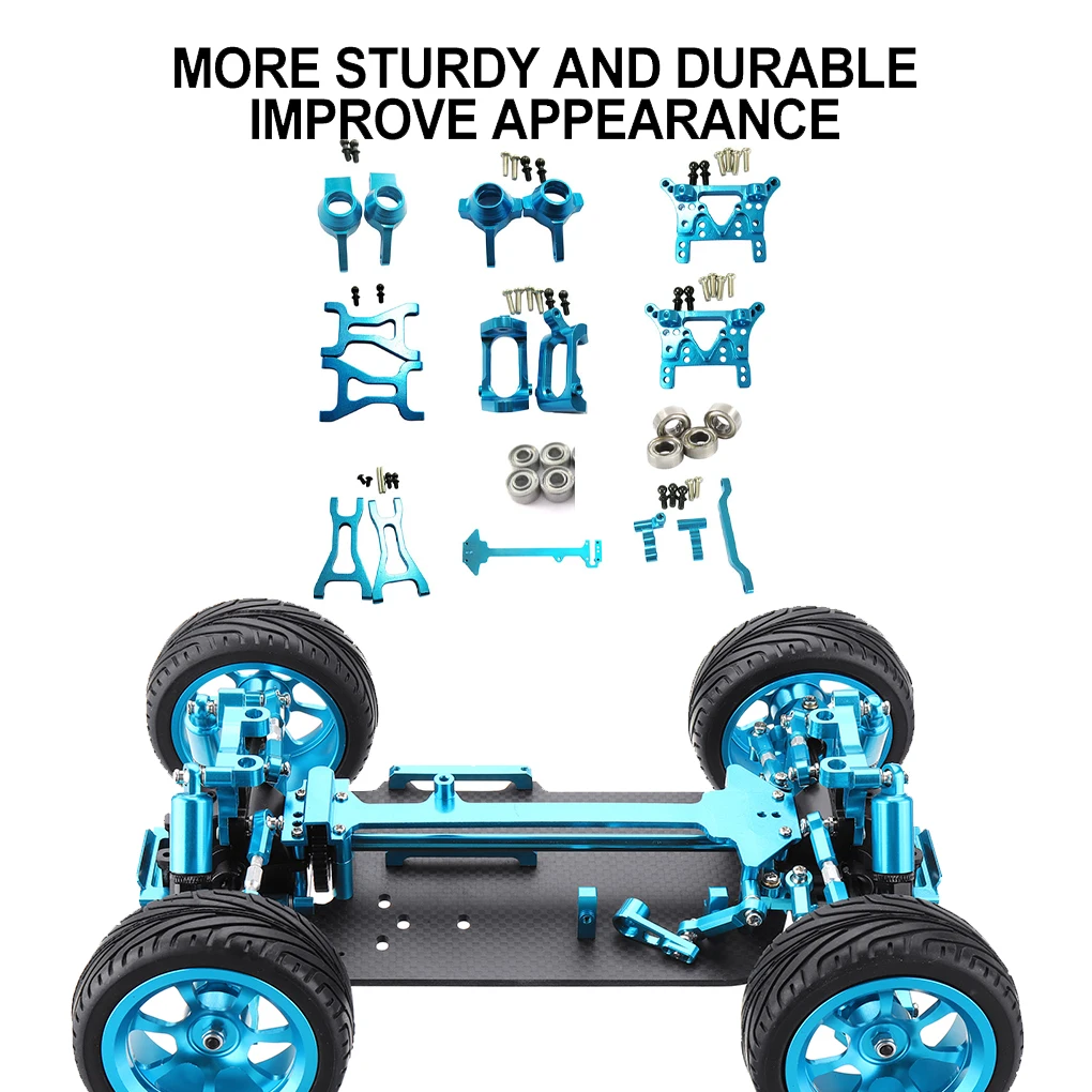 1/18 Zestaw montażowy osi przedniej o wysokiej wytrzymałości ze stopu aluminium do części samochodowej RC Wltoys 959B 969B 979B A959 A969 A979