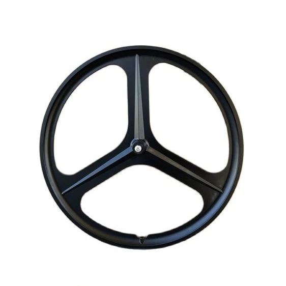 マグネシウム合金自転車ホイール700c,3スポーク自転車リム,フロント