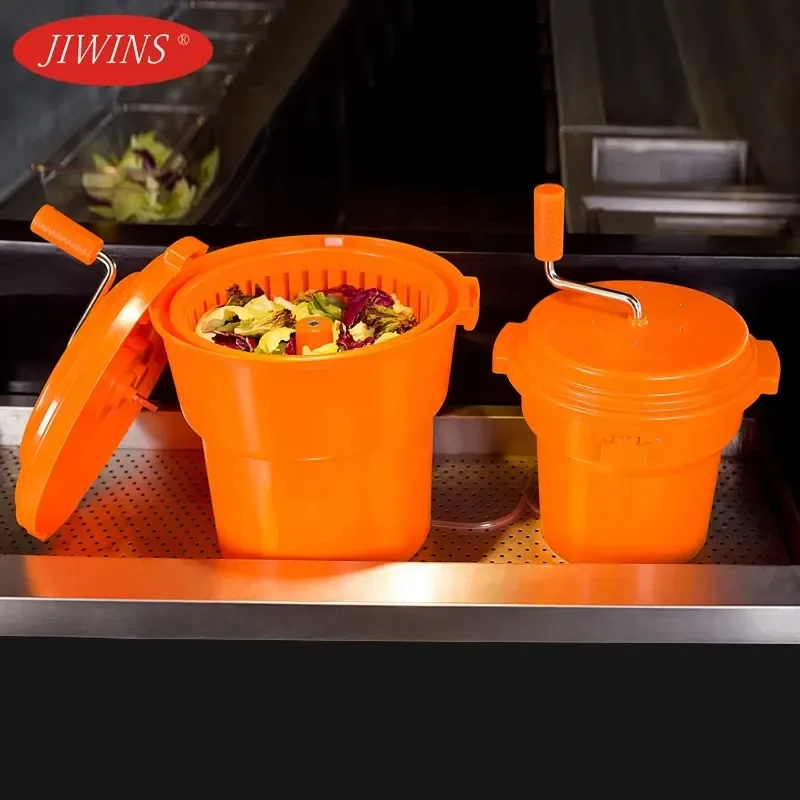 for Kitchen Horeca Plastic Salad Spinner Commercial Manual for Hotel Restaurant Dry