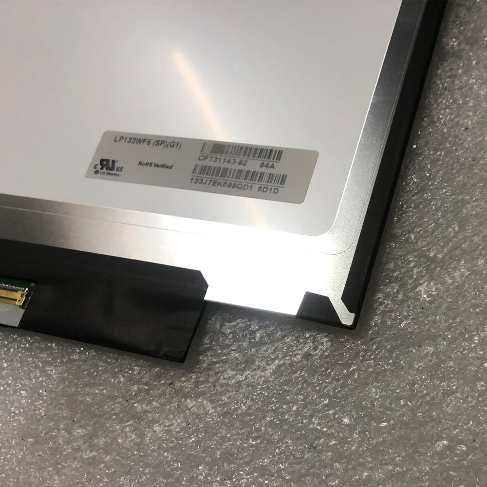 Imagem -05 - Touch Toque Lcd Display Led para Fujitsu U938 Portátil 13.3 Led Painel de Tela Lcd Lp133wf6-spg1 Fhd Ips 1920*1080 Cp73114302 13