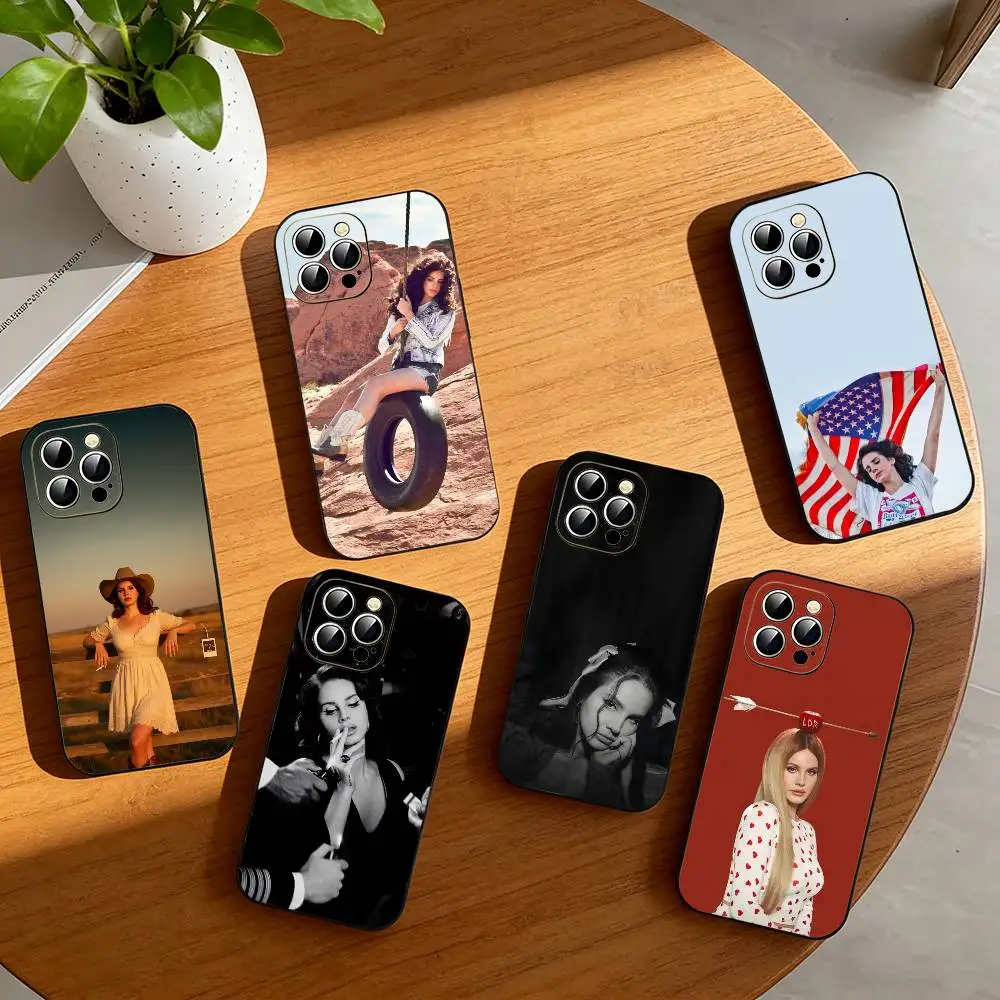 

L-Lana Del R-Rey Phone Case Silicone Soft For IPhone 17 16 15 14 13 12 11 X XR Plus Pro Max Plus
