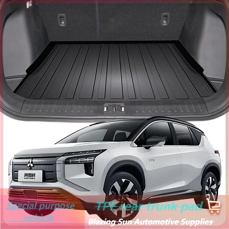 

Car Auto Rear Boot Cargo Liner Tray Trunk Mat Carpet for Mitsubishi AIRTREK 2022- Cushion Pad Carpet Pad Anti-dirty Anti-water