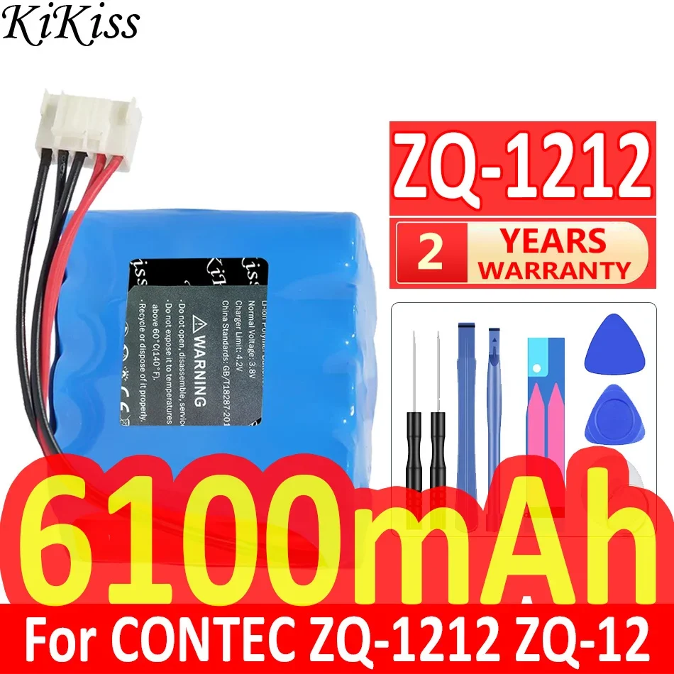 

6100mAh KiKiss Powerful Battery For CONTEC ZQ-1212 ZQ-12 JHT-99F-00