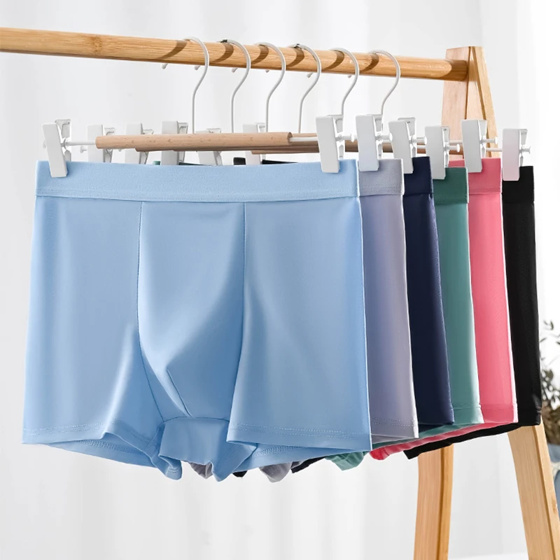 3PCS Men Boxer Plus size Underwear Breathable Soft Men's Boxer Briefs Sporty Boxers Men's Square Panties Shorts Sexy Unerderwear