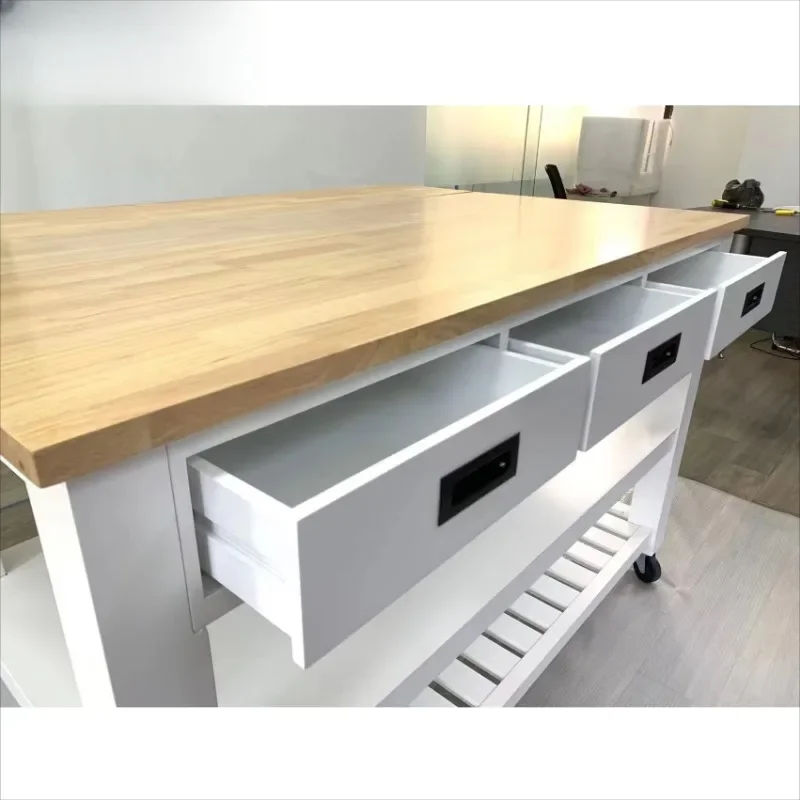 

Casual Home Kitchen Island Kitchen Storage Cabinet With Stretchable Countertop Kitchen Cabinet With Island Set