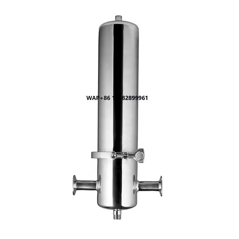 

Sanitary Level air Filter Stainless Steel 316L 0.22 Um Tank Vent Filter Housing with Hydrophobic PTFE Filter Cartridge