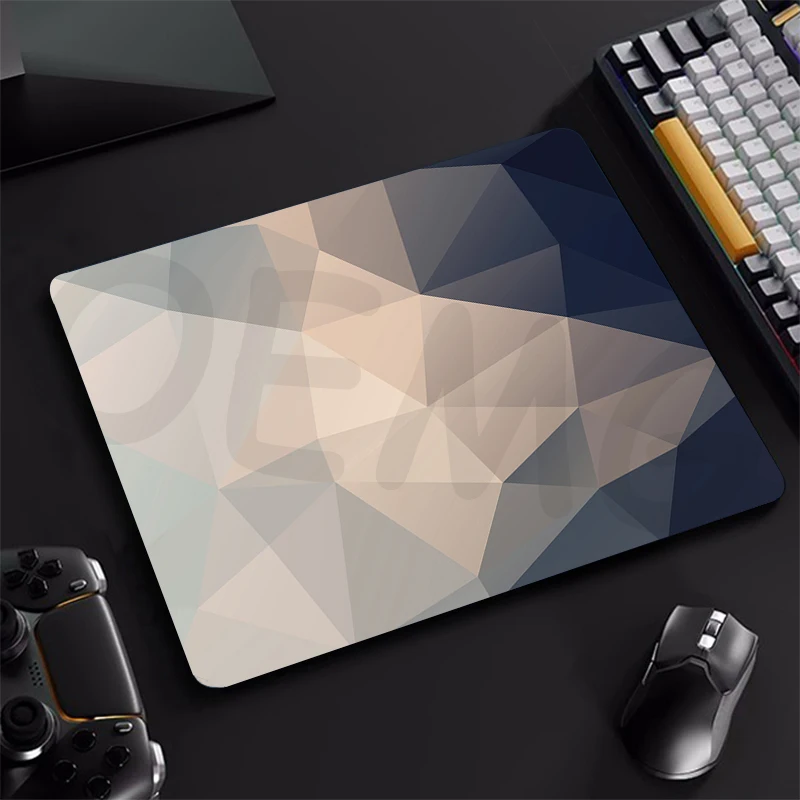 

Small Geometric Mouse Pad Hexagon Gamer Mousepad 20x25cm Keyboard Mat Honeycomb Mouse Mats Rubber Desk Pad Design Desk Rug