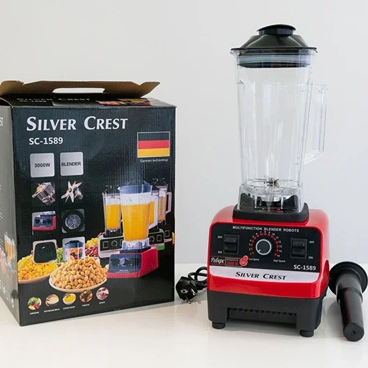 2L 4500W Silver Crest Fruit Multifunctional Electric Portable Rechargeable Blender  just 1 jars