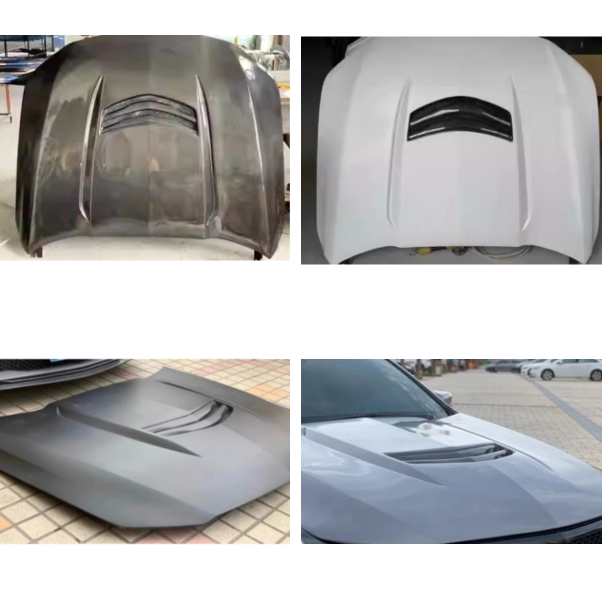 

New Style Resin Engine Cover Carbon Fiber Hood for Cadillac CT4 V Style Kit Light Weight Bonnet Car Accessories