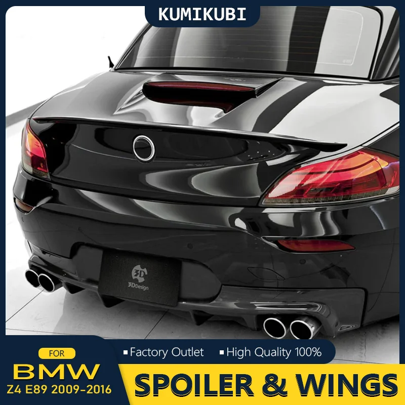 

Для BMW Z4 E89 2009-2016 Высококачественный комплект кузова из АБС-пластика, аксессуары, автомобильный задний спойлер, крыло, глянцевый черный или покраска из углеродного волокна