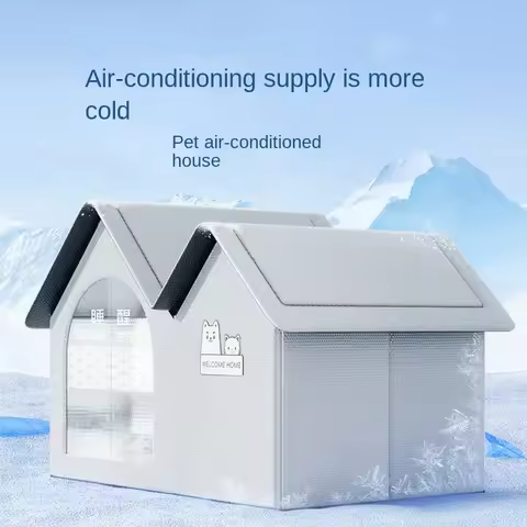 Verão Ar Condicionado Pet House, Cat Cooling Tool, Dog Ice Nest, Quatro Estações