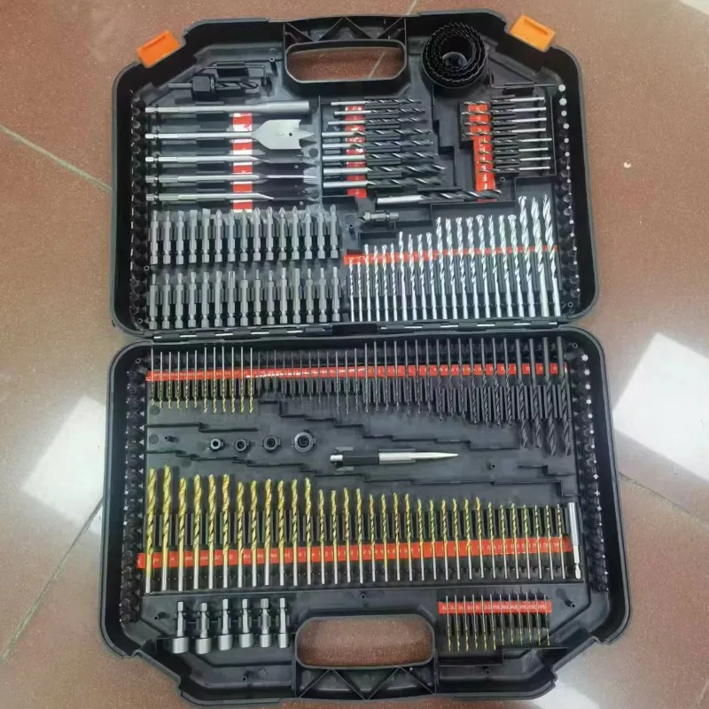 246 قطعة مجموعة لقمة مثقاب للمعادن والخشب والبلاستيك الاسمنت والمعادن الحفر متعددة الوظائف Hss تويست مجموعة لقمة مثقاب #4