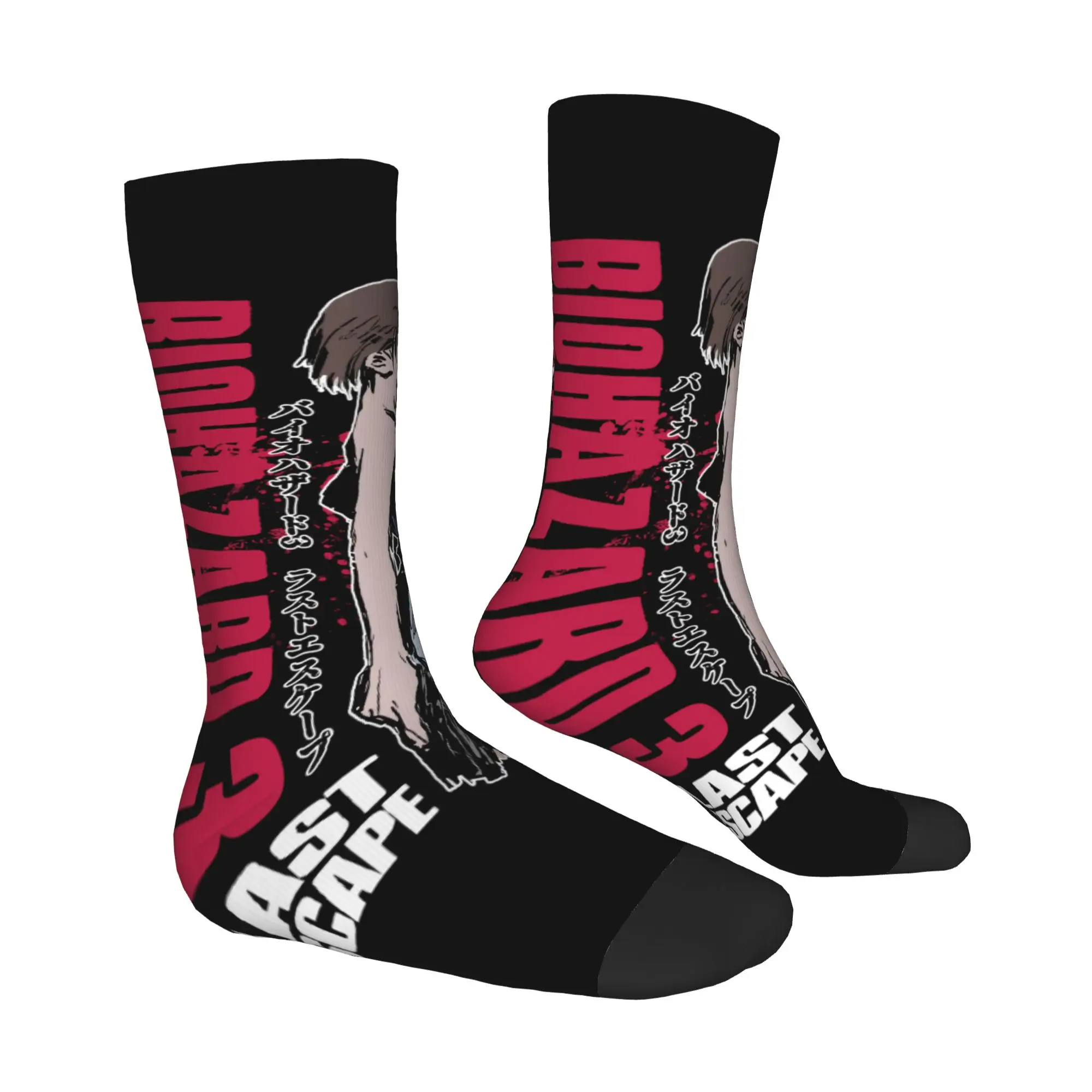 Funny Umbrella Corporation Corp Dress Socks for Men Women Warm Funny Novelty Video Game Crew Socks