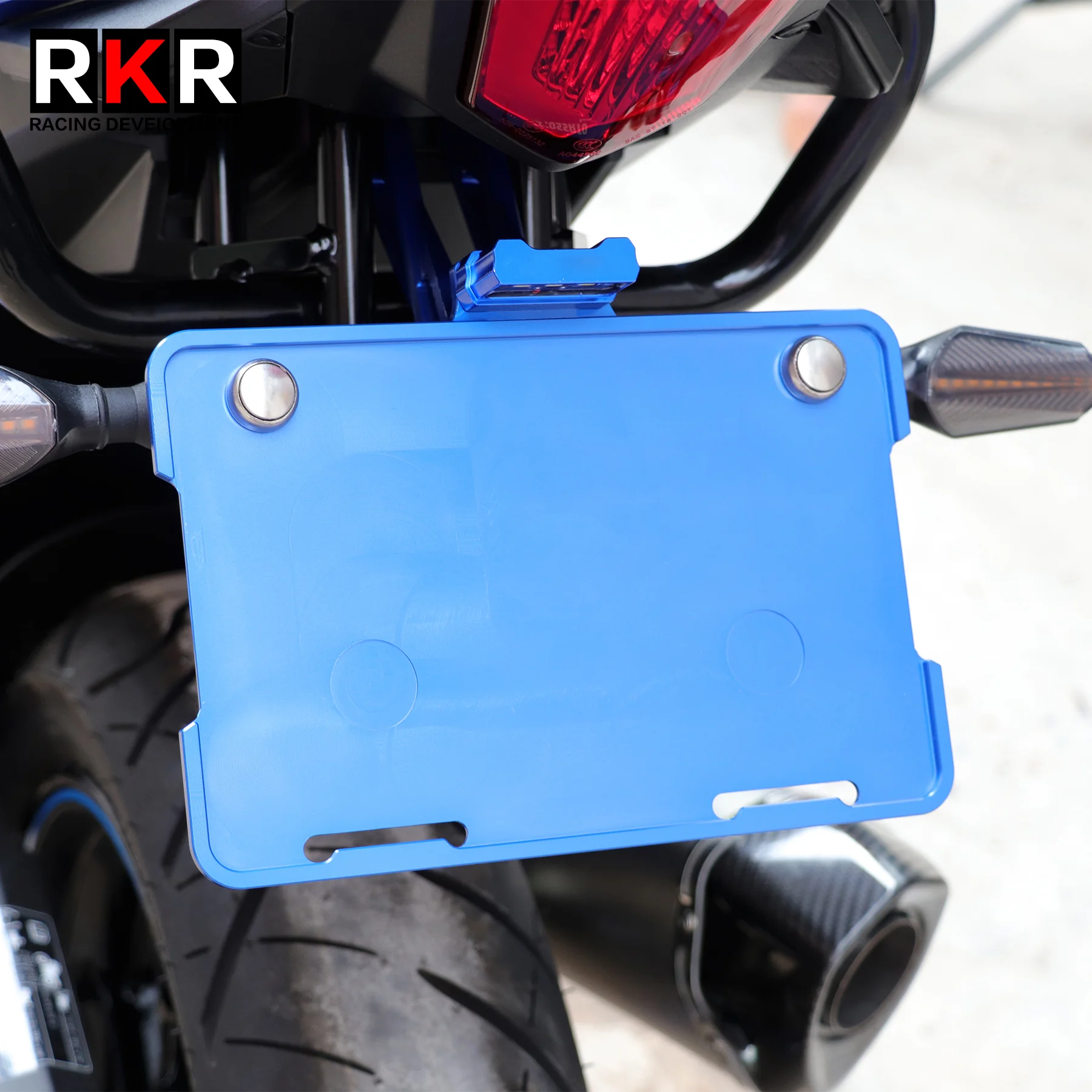 For Kawasaki Zontes Benda Suzuki Honda Motorcycle Universal License Plate Mount Frame Rear Number Frame Bracket CNC Accessories - Image 3