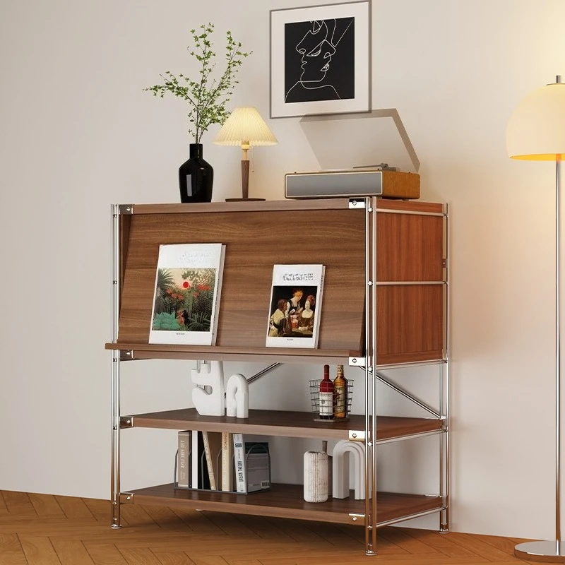 Household storage display stand, dining side cabinet, multi-functional living room floor magazine cabinet, storage cabinet