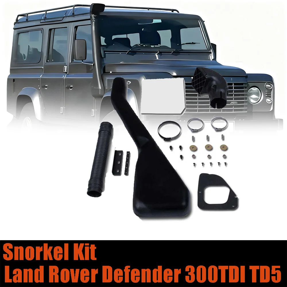 مجموعة غطس الطرق الوعرة لسيارة لاند روفر ديفندر 1993-2007 TD5 300TDI مجموعة مدخل الهواء المرتفعة لقطع غيار السيارات