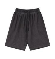 2025 New Men's and Women's Pure Cotton High Waist Pull Rope Loose Gradual Change Retro Casual Fashion Shorts