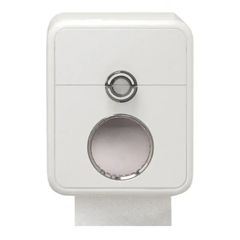BOFO Toilet Paper Holder For Bathroom Toilet Paper Holder With Drawer Wall Mounted Paper Roll Holder Double Layer Tissue Box