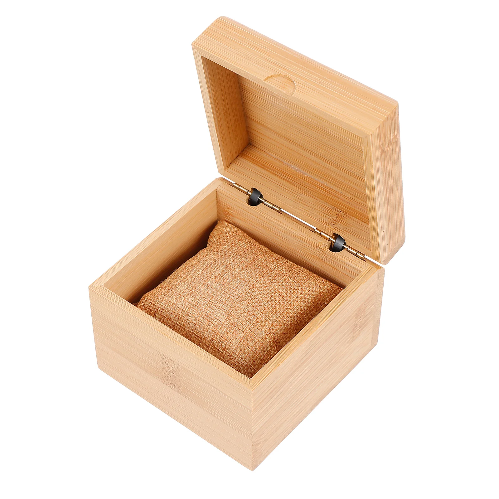 

Watch Storage Box Case Jewelry Watches Boxes Gift Bamboo Cloth Container Display Man for Men