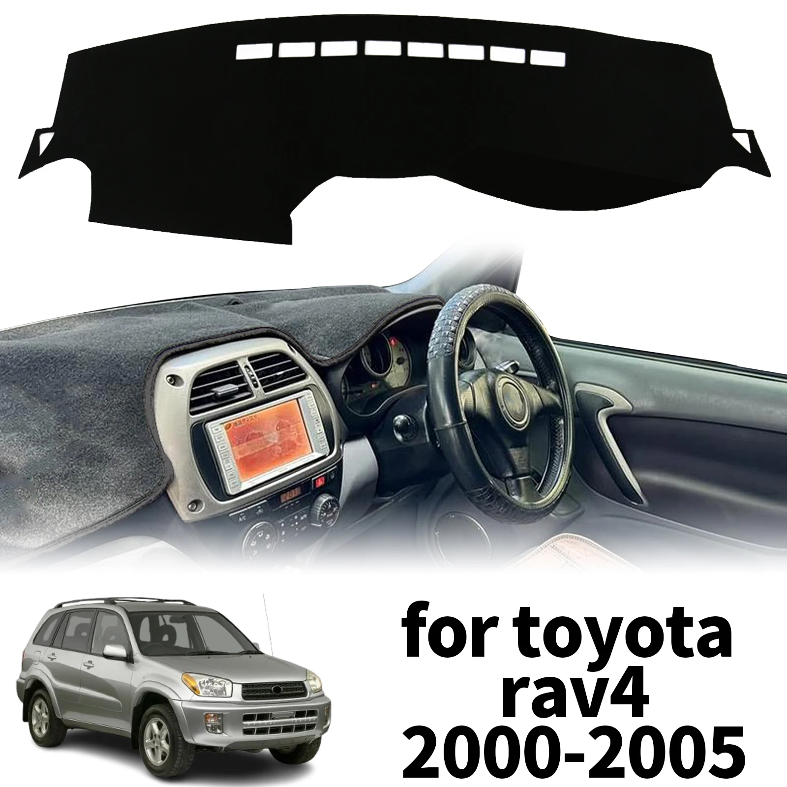 

fit for toyota rav4 xa20 2000 2001 2002-2005 Car Dashmat Dashboard Cover Pad Protective Carpet DashMat Sunshade Accessories
