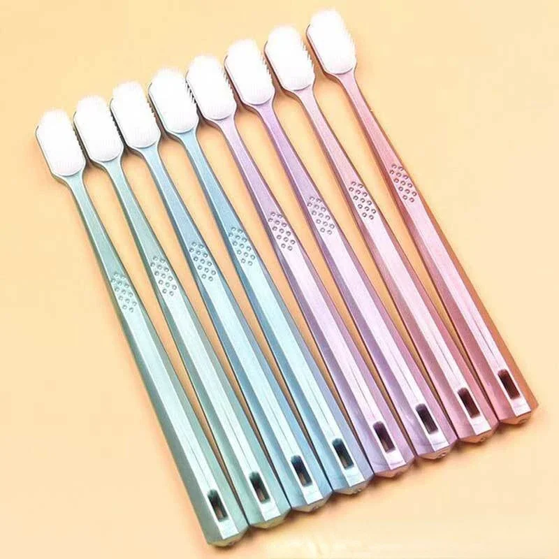 1PC Ultra-fine Soft Toothbrush Million Nano Bristle Adult Tooth Brush Teeth Deep Cleaning Portable Travel Dental Oral Care Brush