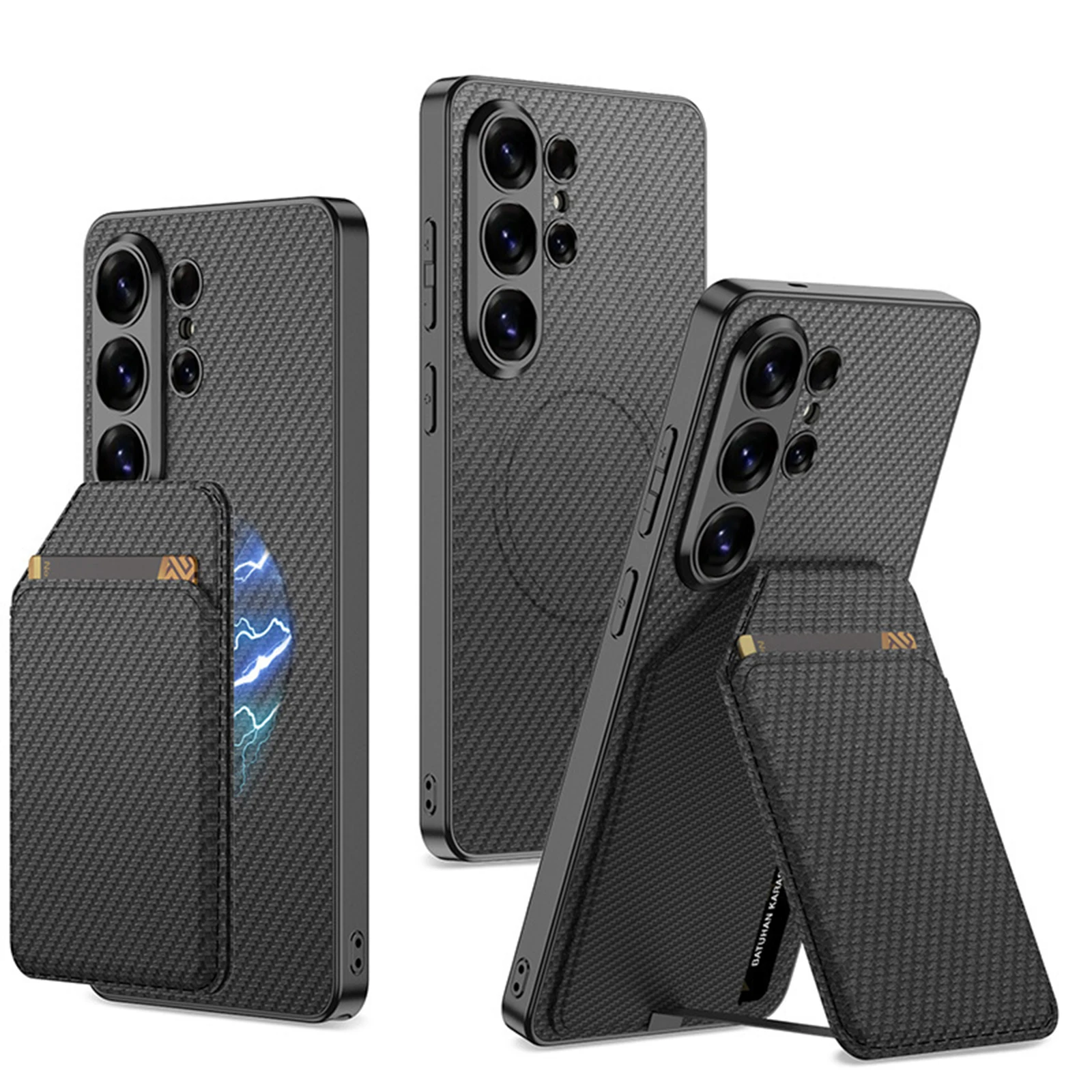 

For Samsung Galaxy S26 Ultra Phone Case - Magnetic, Slim, Card Holder, Kickstand, Lens Protection