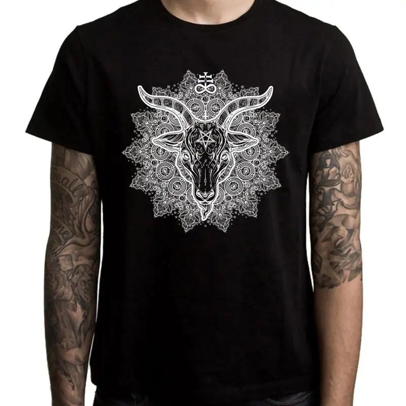 

Мужская футболка Goat Of Mendes Baphomet Mandala