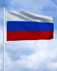 2×3FT Russian Federation Russia Emblem Flag Polyester Printed Banner Tapestry For Decor