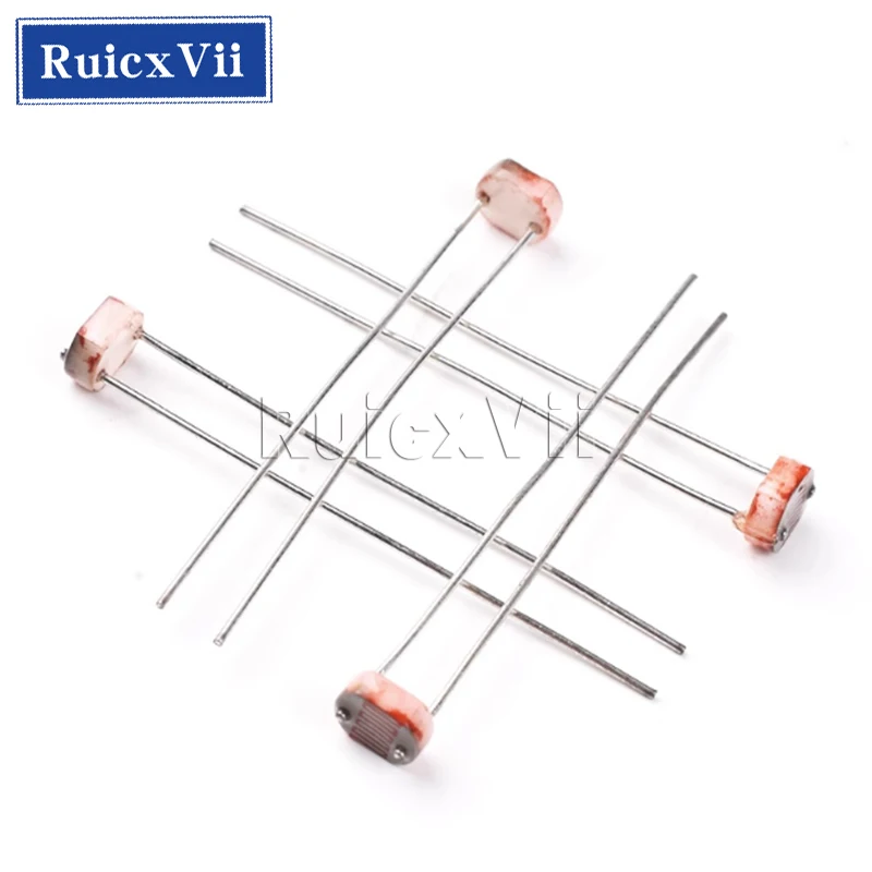 20pcs Photoresistor GL5506/GL5516/GL5528/GL5537/GL5539/GL5547/GL5549 Light Detection Switch Sensor