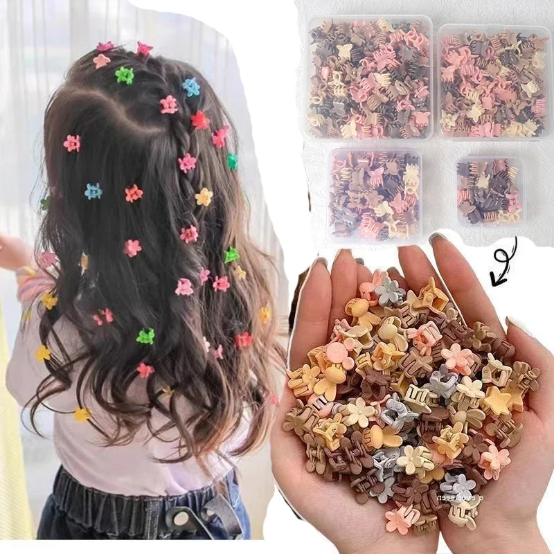 20/50/100/150Pcs Kids Mini Hair Claws Clips Baby Girl Sweet Small Hairpin Children Barrettes Headwear Fashion Accessories