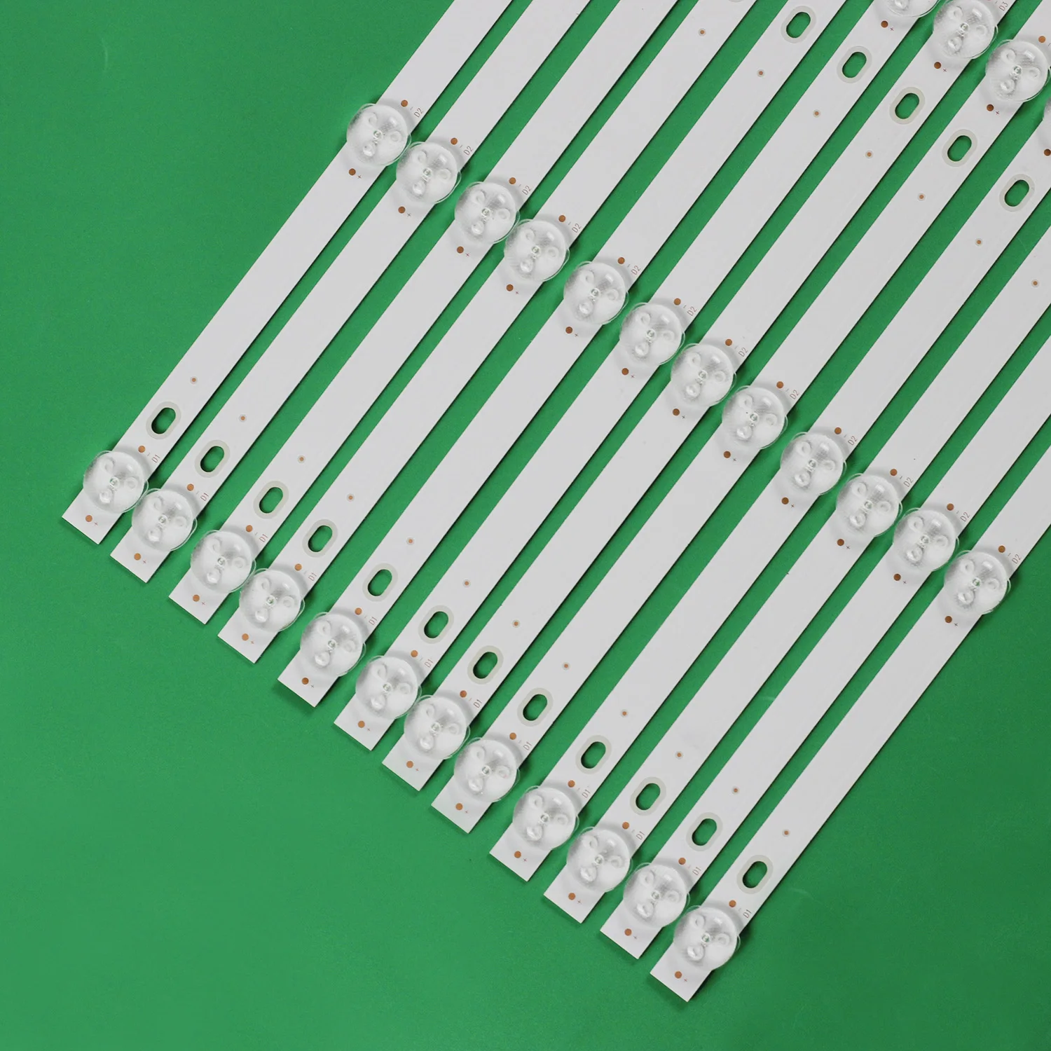 Faixa de LED para RAC, RNSMU6540, RTU6549-C, RNSMU6536, HV650QUB-F9A, 12mm, V2, JL.D65061330-031DS-M_V02, 12PCs