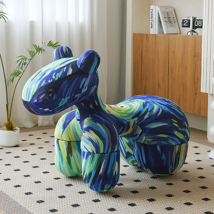 كرسي جرو لغرفة المعيشة، مقعد فاخر خفيف على شكل رسوم متحركة للأطفال