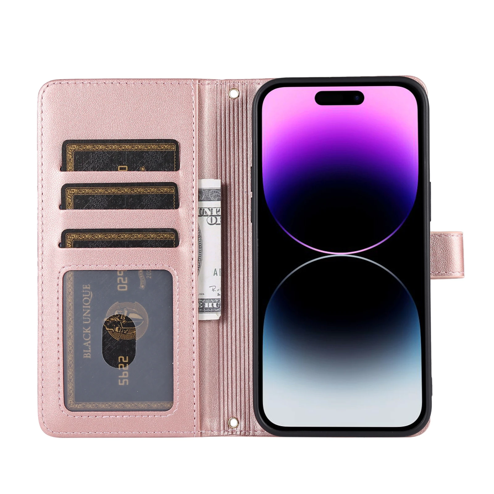 Skórzany futerał na zamek błyskawiczny na telefon IPhone 14 Pro Max 15 13 12 11 XR XS X 8 7 SE2022 pokrowiec na torebkę Crossbody