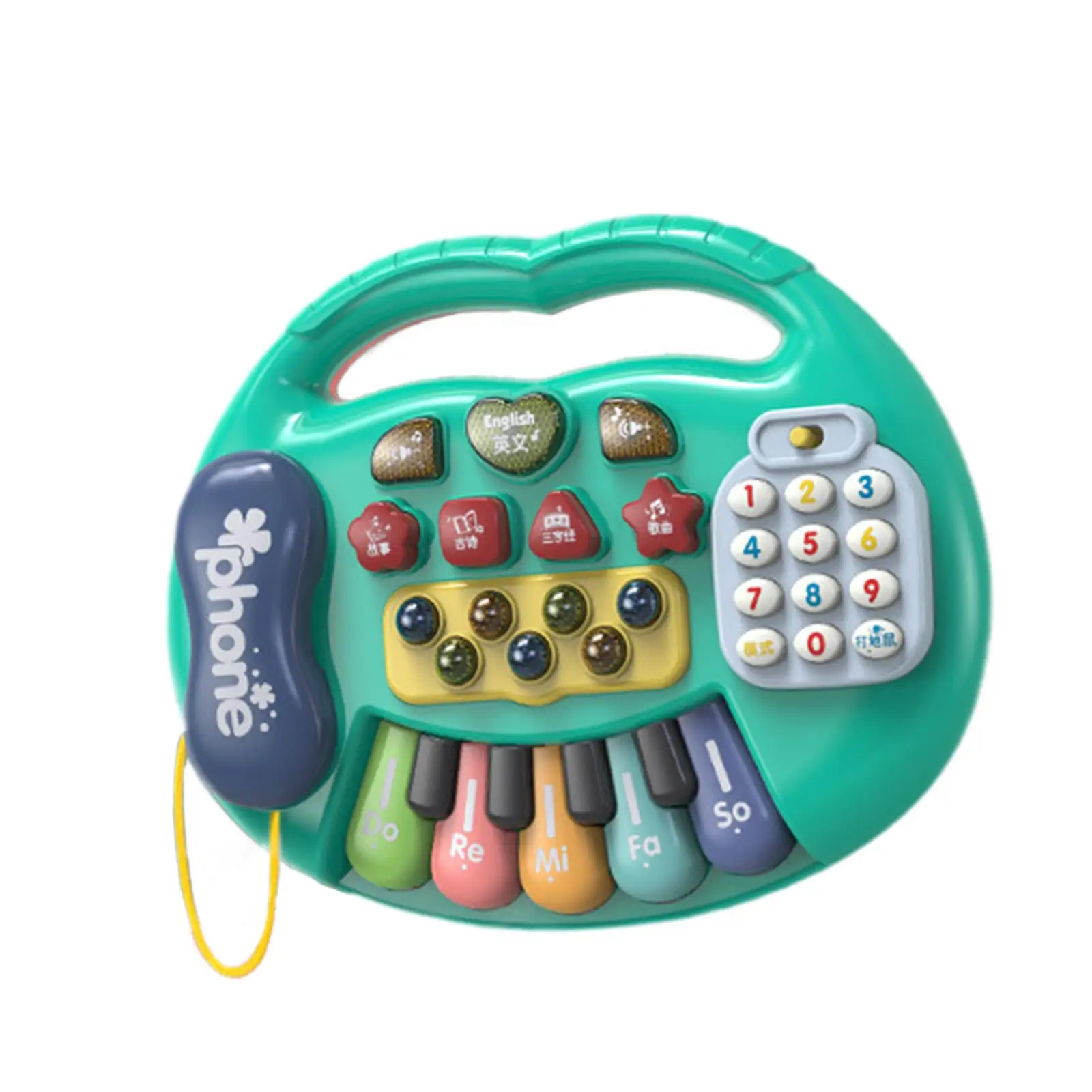 

Интерактивная музыкальная игрушка-пианино с мультяшным дизайном для обучения