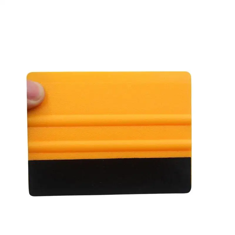 Vinyl Squeegee Tool 4 Inch Car Sticker Carbon Film Install Felt Fabric Scraper Window Film Tinting Tool Vinyl Wrapping Spatulas
