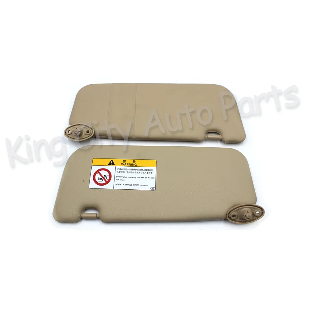 CAPQX 1PCS For Vios Yaris 14-18 Car Inside Sun Visor Sunshade Front Windscreen Sunvisor Antidazzle Shield With Glass Mirror Assy