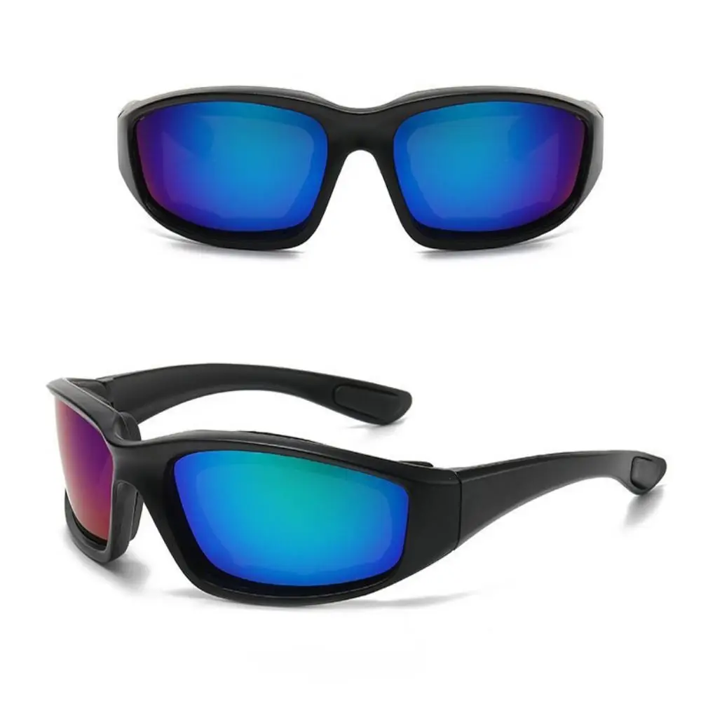 Windproof Punk Yellow Lenses Sunglasses UV Protective Black Shades Outdoor Sunglasses Decoration Accessories Motorcycle Goggles