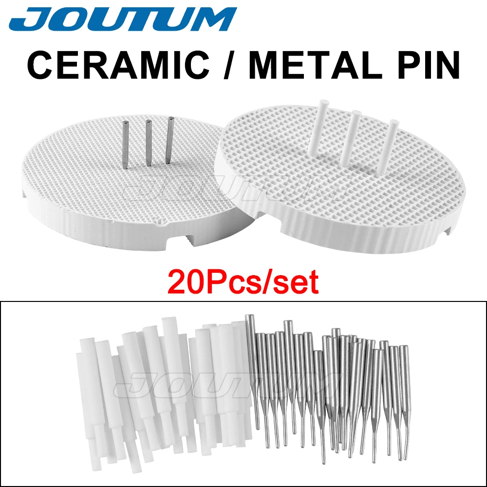 20Pcs Dental Ceramic/metal Pin for Dental Lab Honeycomb Firing Tray Ceramic /metal Pins Dental Lab Material