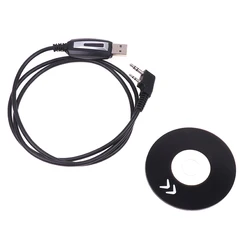 USB Programming Cable With Driver CD For UV-5RE UV-5R Pofung UV 5R Two Way Radio Walkie Talkie