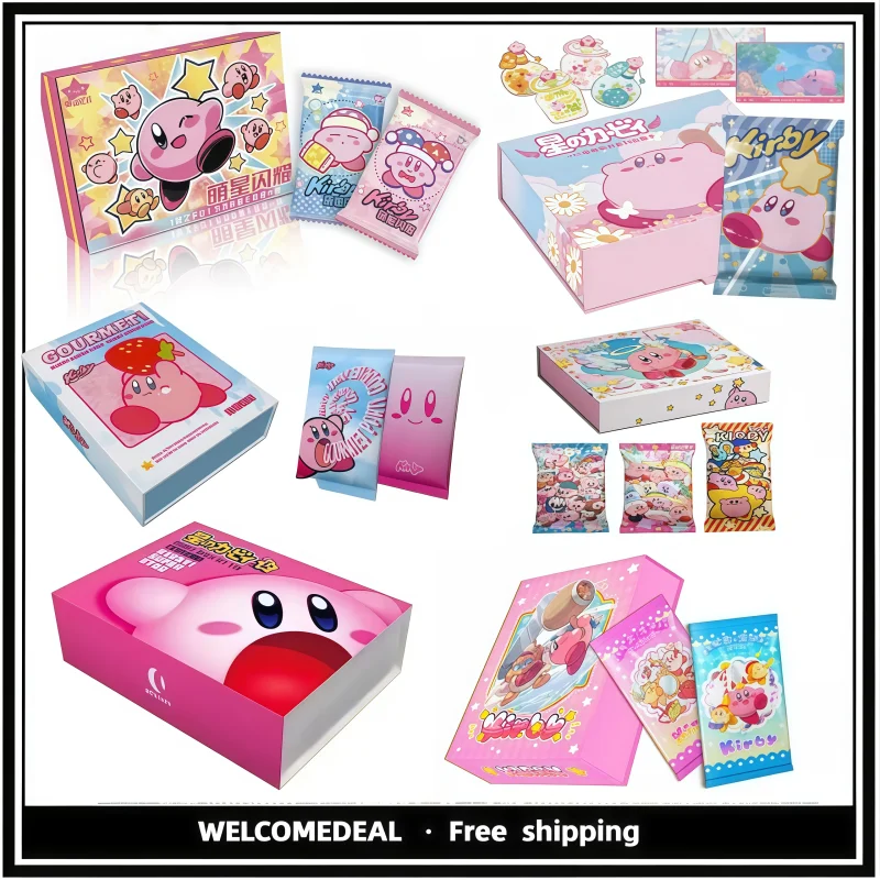 

Kirby Super Star Cards Anime Collection Cards Mistery Boxes Board Games Toys Birthday Gifts for Boys and Girls